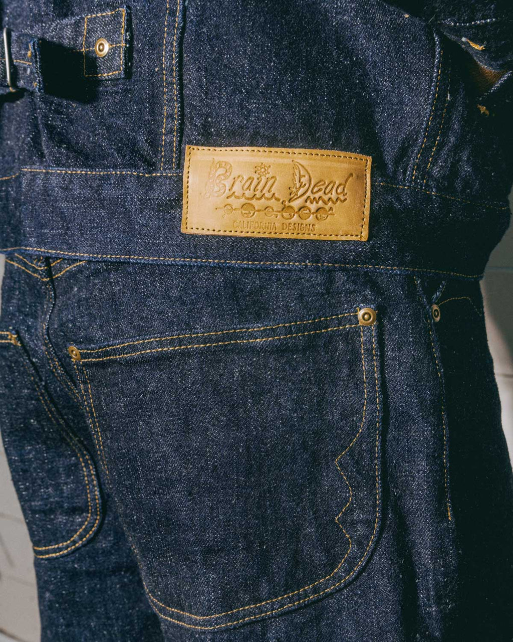 Type 00 15.5oz Selvedge Denim Pant - Rinsed Indigo 8