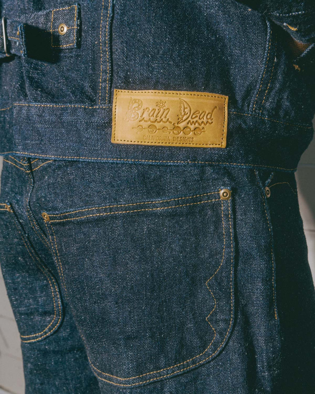 Type 00 15.5oz Selvedge Denim Pant - Rinsed Indigo 4