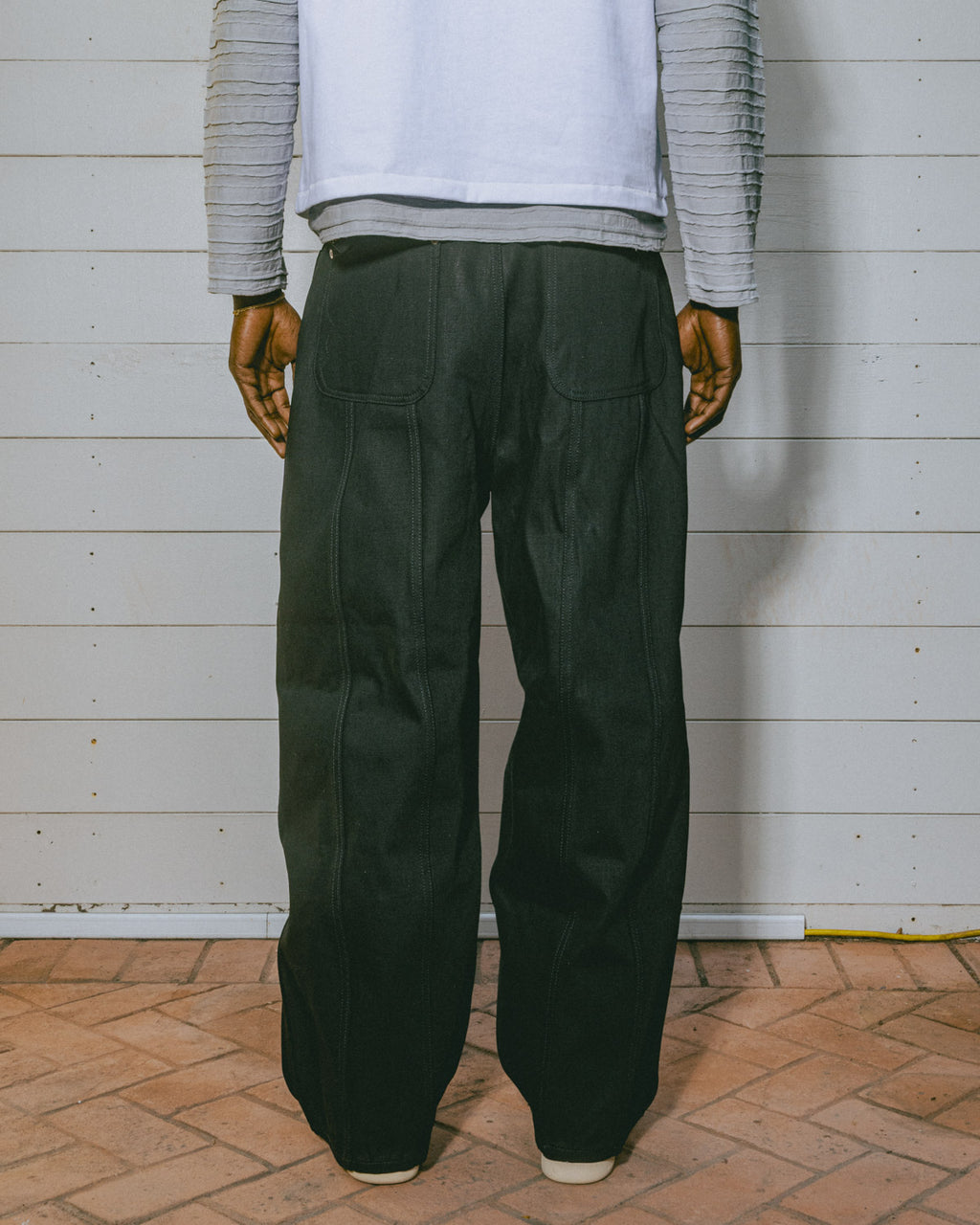 Type 03 14.5oz Denim Pant - Solid Black 8