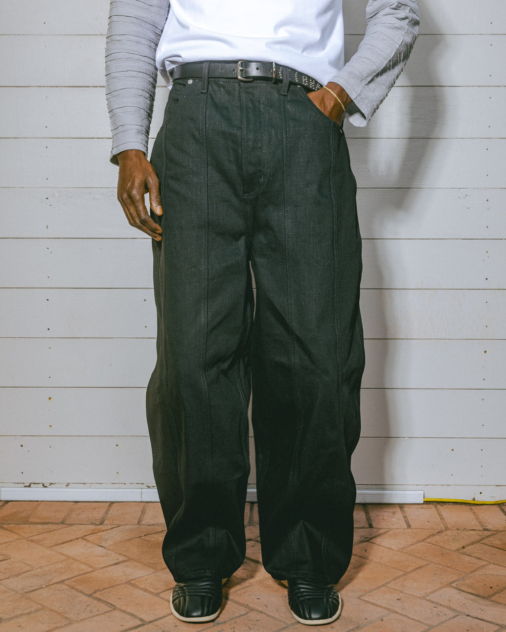 Type 03 14.5oz Denim Pant - Solid Black 4