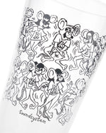 Rat Dance Pint Glass - Clear 2