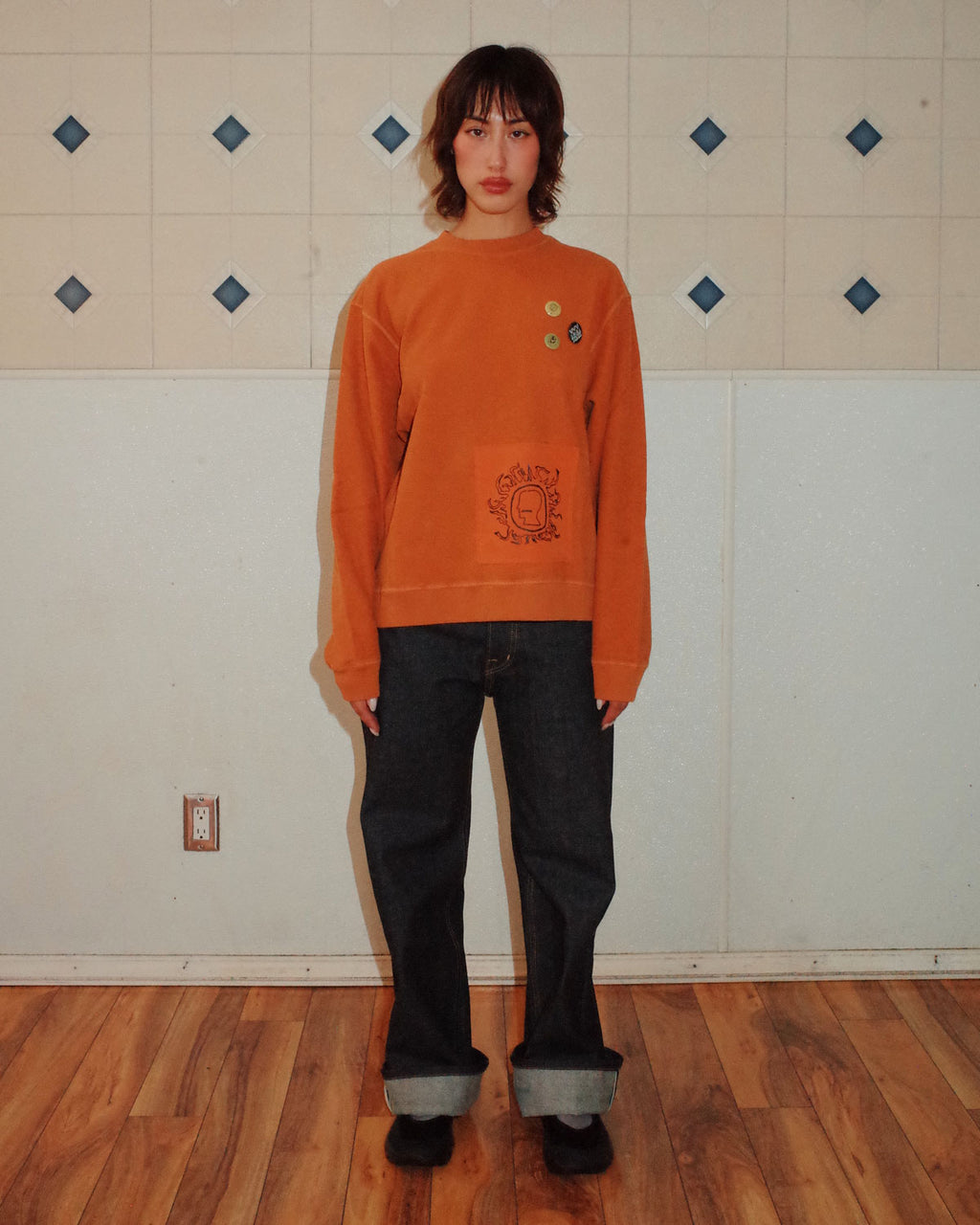 Gargoyle Crewneck - Ochre / Light Brown 6