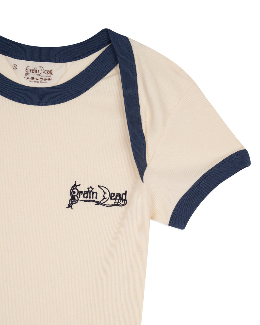 Ribbed Envelope Baby Tee - Natural 3