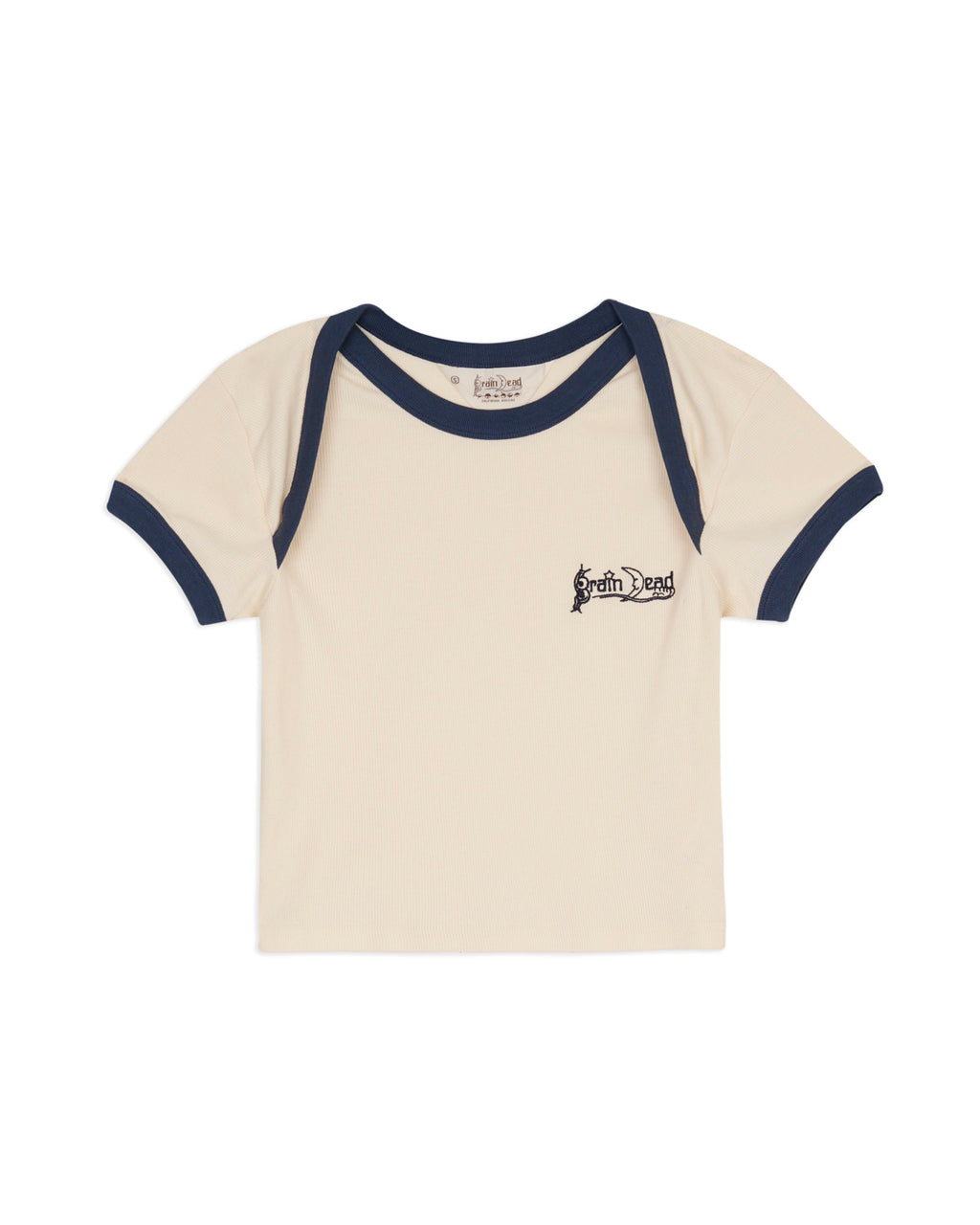 Ribbed Envelope Baby Tee - Natural