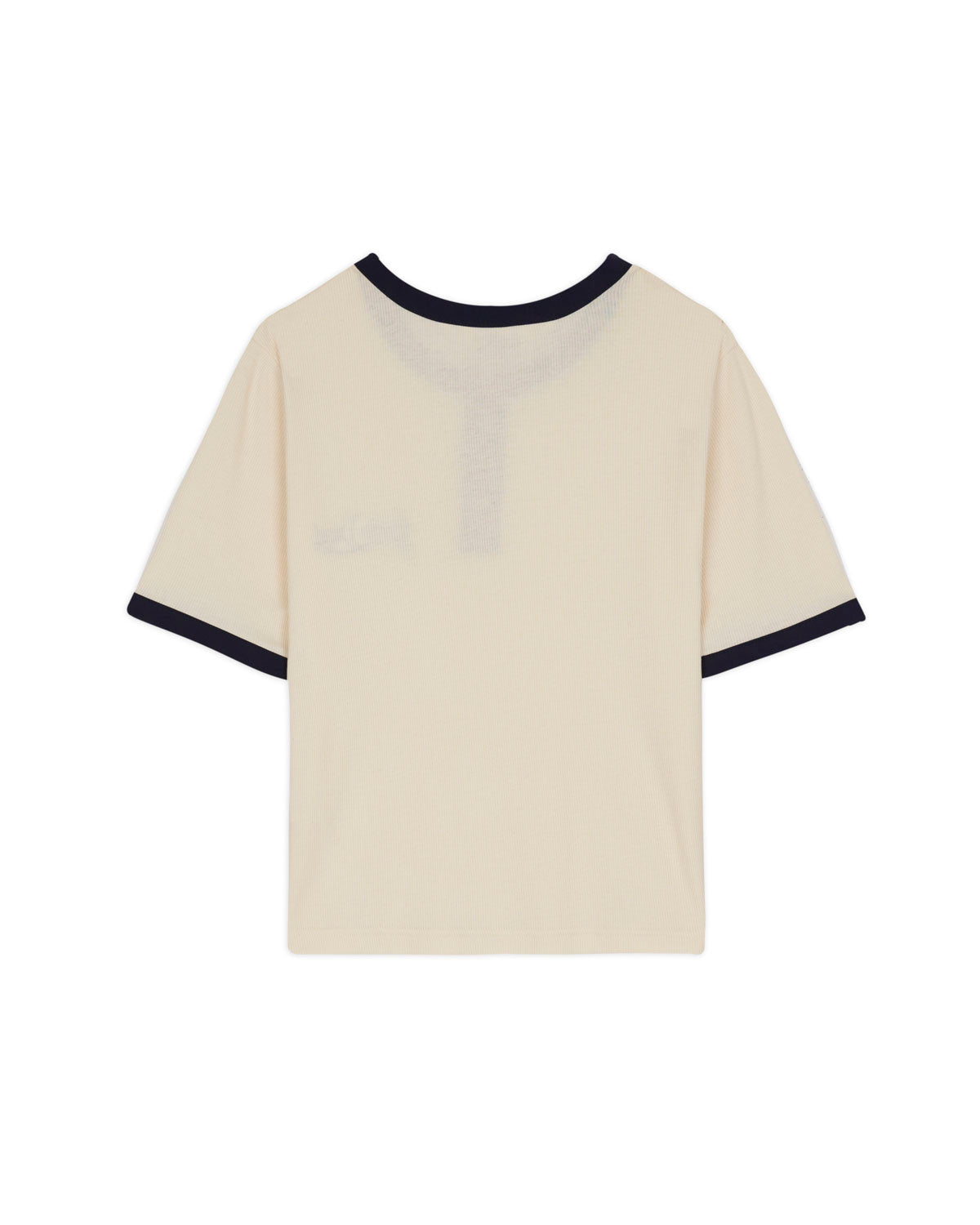 Ribbed Henley - Natural 5