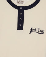 Ribbed Henley - Natural 3