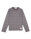 Romy Multi Stripe Long Sleeve T-shirt - Brown