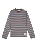 Romy Multi Stripe Long Sleeve T-shirt - Brown 1