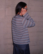 Romy Multi Stripe Long Sleeve T-shirt - Brown 6