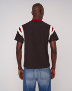 Slubby Football T-shirt - Brown 5