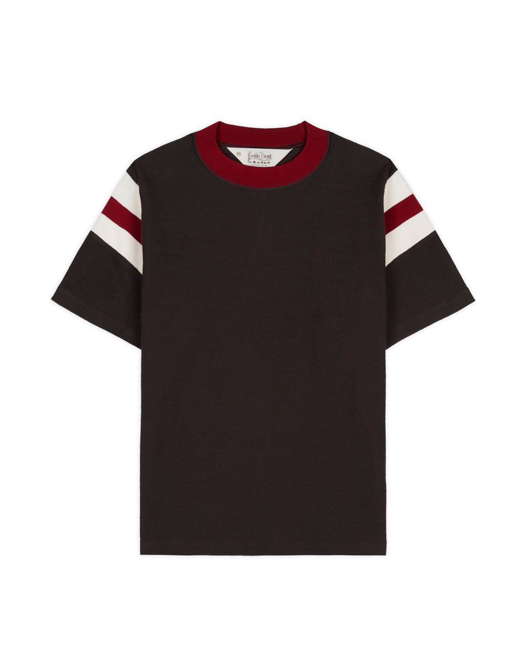 Slubby Football T-shirt - Brown