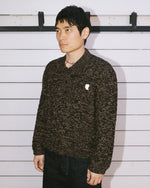 Waffle Pullover Sweater - Charcoal 6