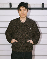 Waffle Pullover Sweater - Charcoal 2