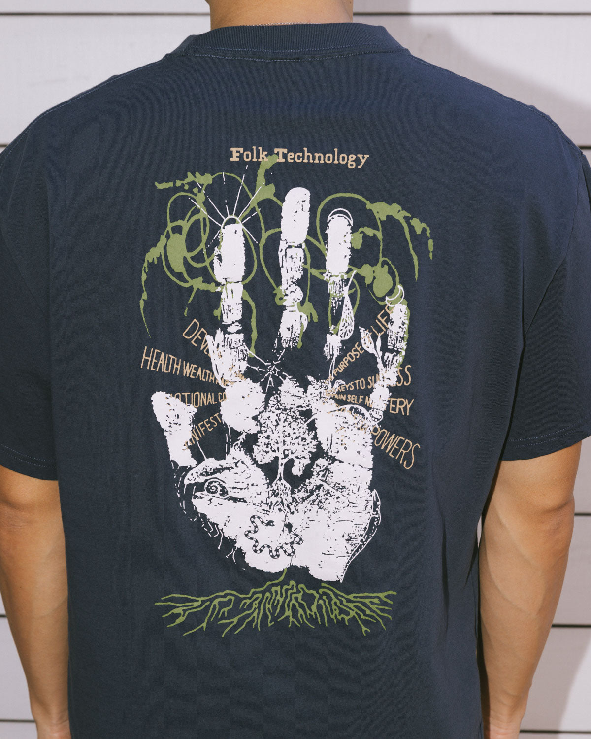 Earth Defense T-shirt - Slate – Brain Dead