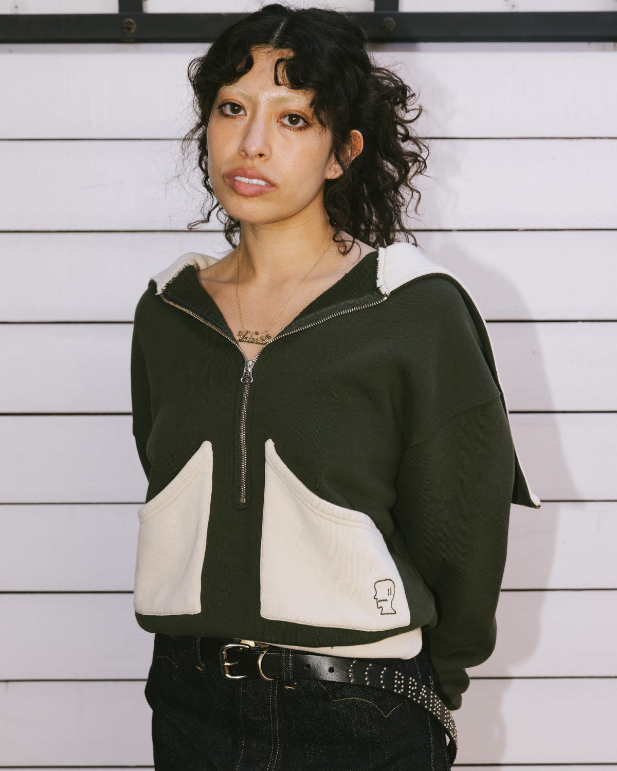 Zip Hoodie - Green – Brain Dead