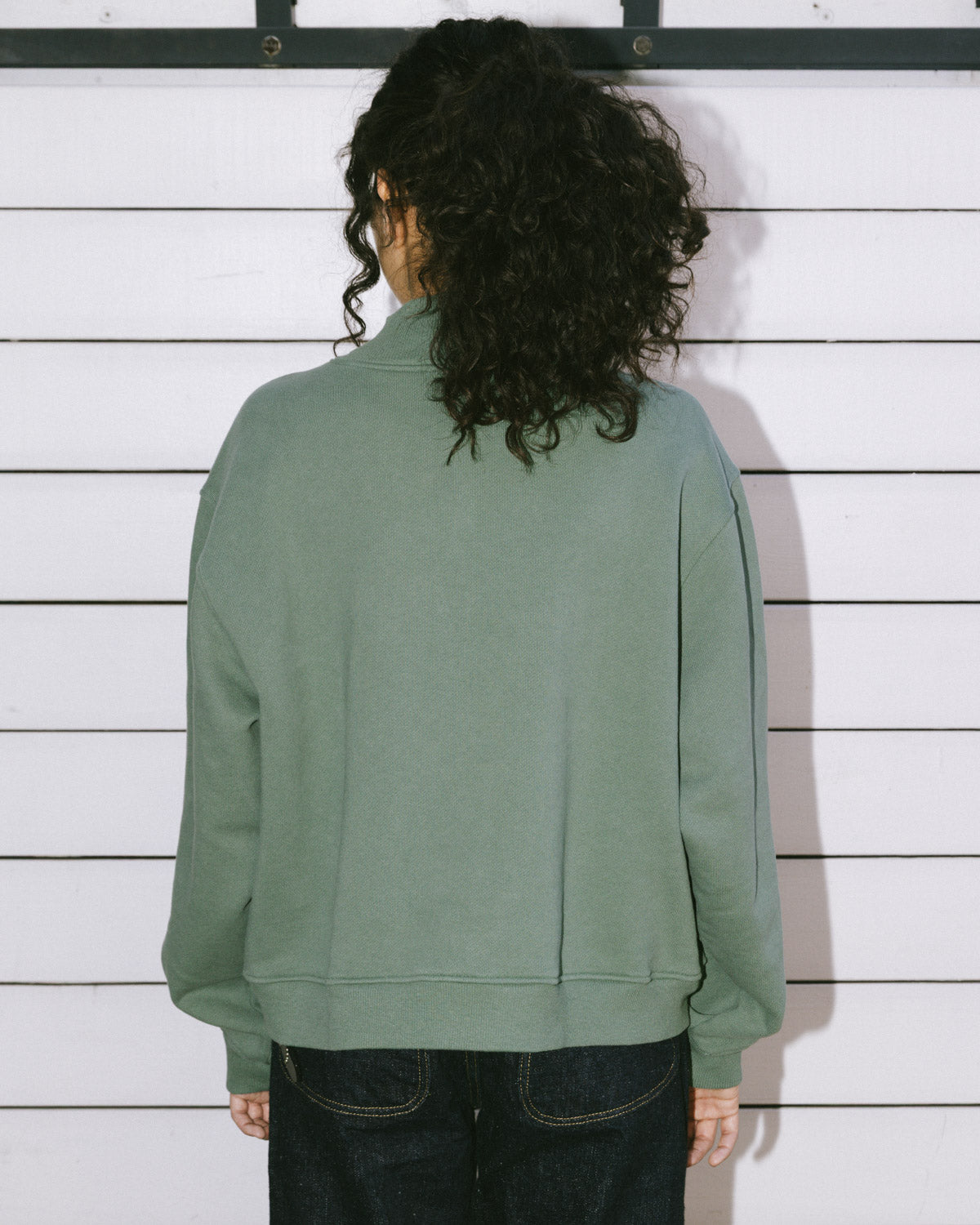Turtle Neck Sweatshirt - Green 9
