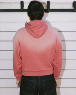 Padded Elbow Zip-Up Hoodie - Brick 6
