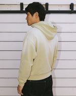 Padded Elbow Zip-Up Hoodie - Sand 6