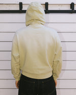 Padded Elbow Zip-Up Hoodie - Sand 7