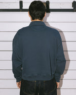 Half Zip Collared Sweatshirt - Midnight 6