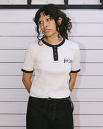 Ribbed Henley - Natural 2