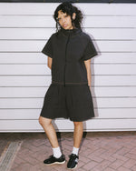 Gingham Shorts - Black 2