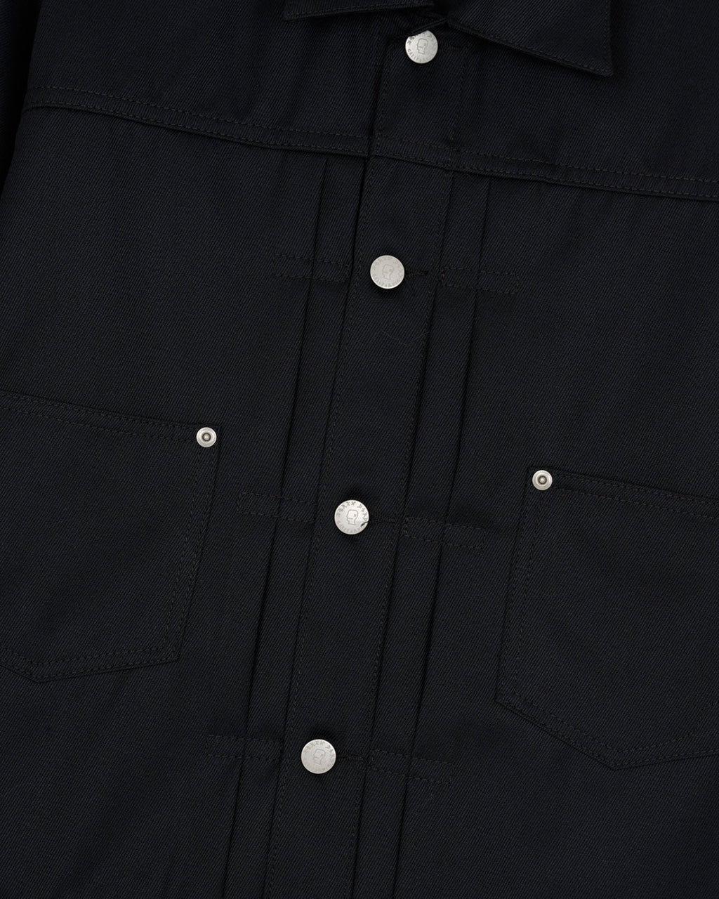Serge Wool Trucker Jacket - Black 3