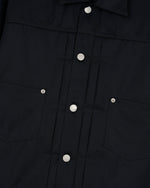 Serge Wool Trucker Jacket - Black 3
