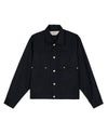 Serge Wool Trucker Jacket - Black
