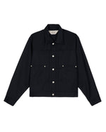 Serge Wool Trucker Jacket - Black 1