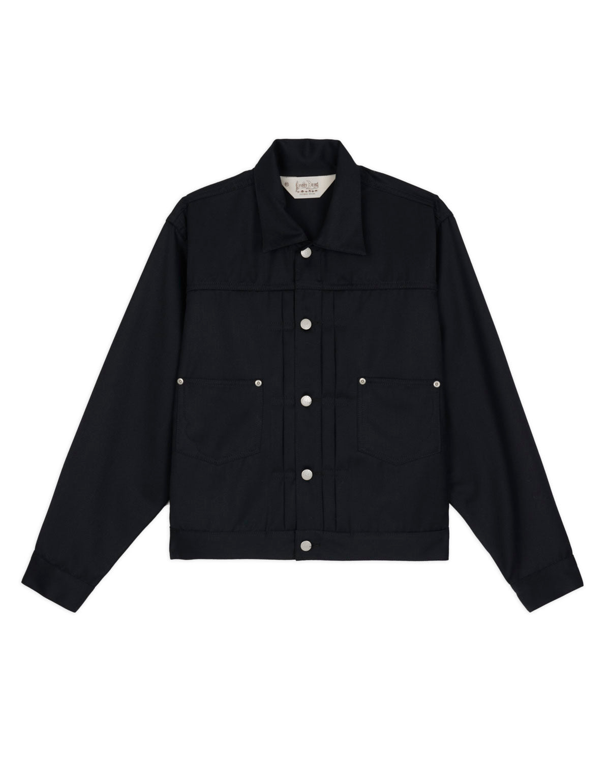 Serge Wool Trucker Jacket - Black 1
