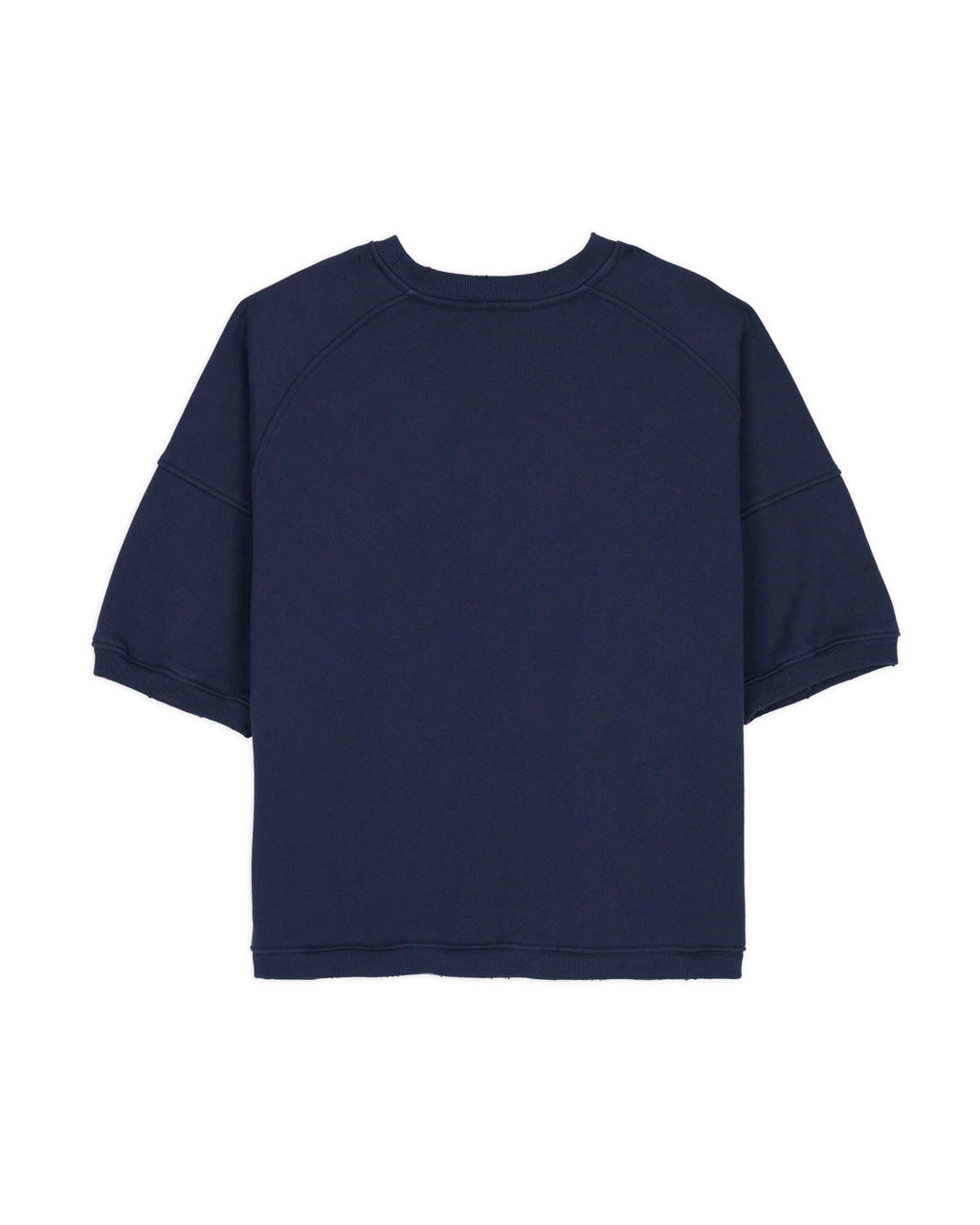 Short Sleeve Crewneck Sweatshirt - Navy 5