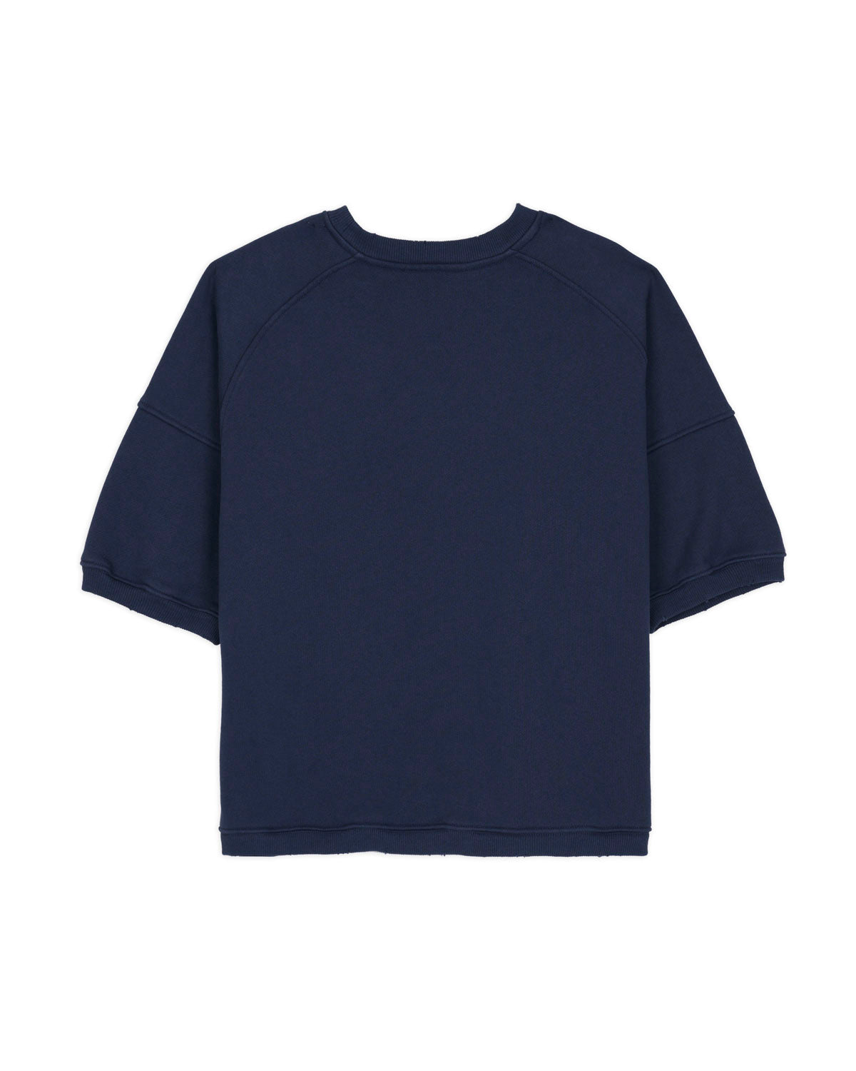 Short Sleeve Crewneck Sweatshirt - Navy 5