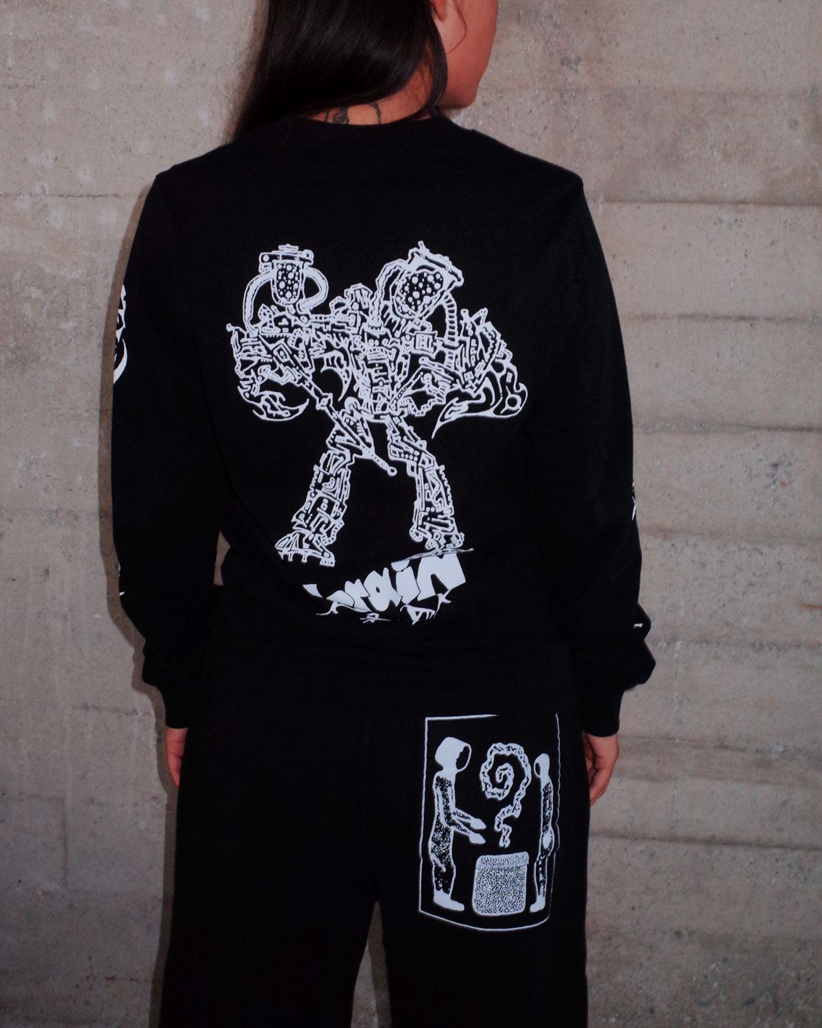 Skull Mech Long Sleeve - Black 5