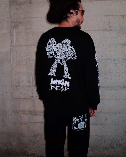 Skull Mech Long Sleeve - Black 2