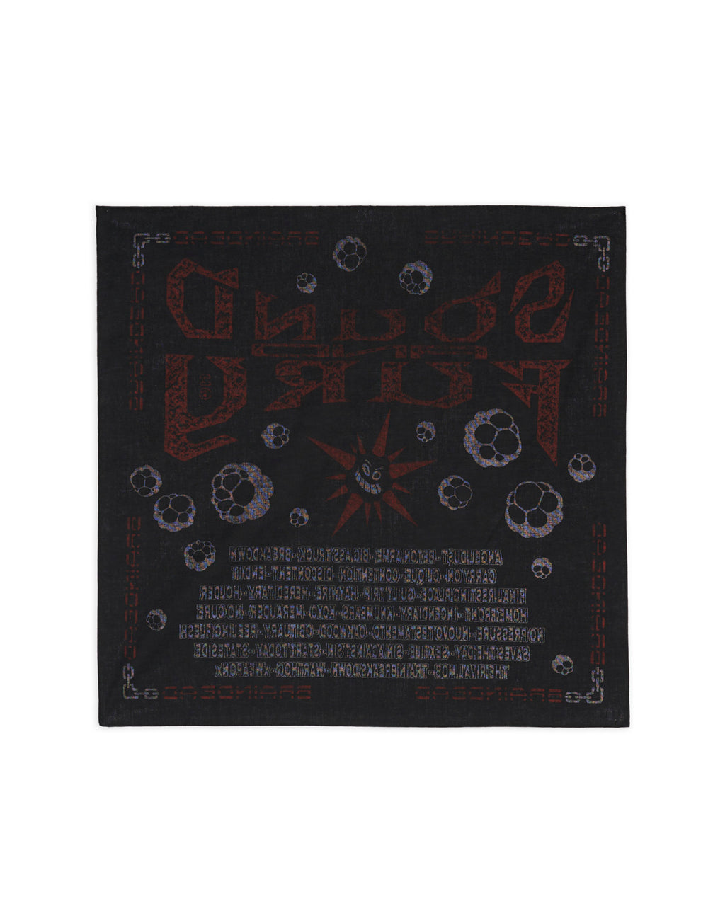 Brain Dead x Sound & Fury 2026 Bandana - Black 3