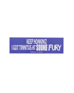Brain Dead x Sound & Fury 2026 Bumper Sticker - Blue 1