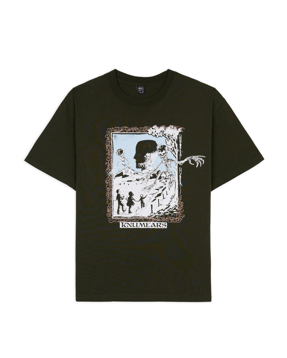 Brain Dead x Knumears T-shirt - Olive 1