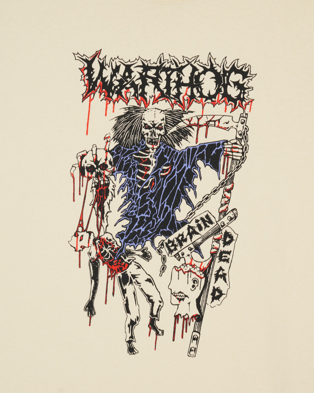 Brain Dead x Warthog T-shirt - Natural 2