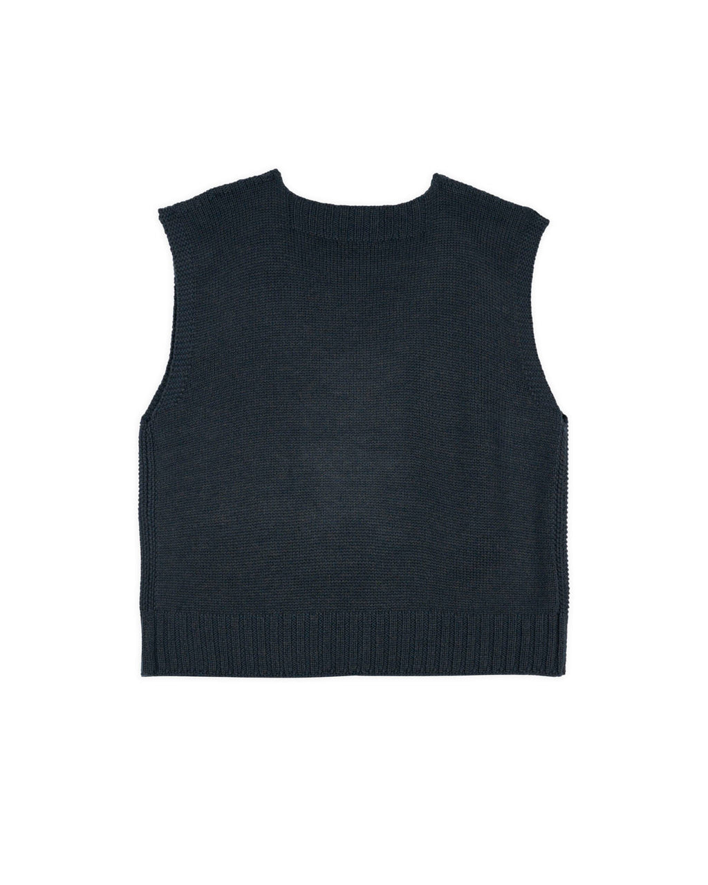 Square Neck Sweater Vest - Slate 2