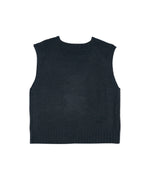 Square Neck Sweater Vest - Slate 2