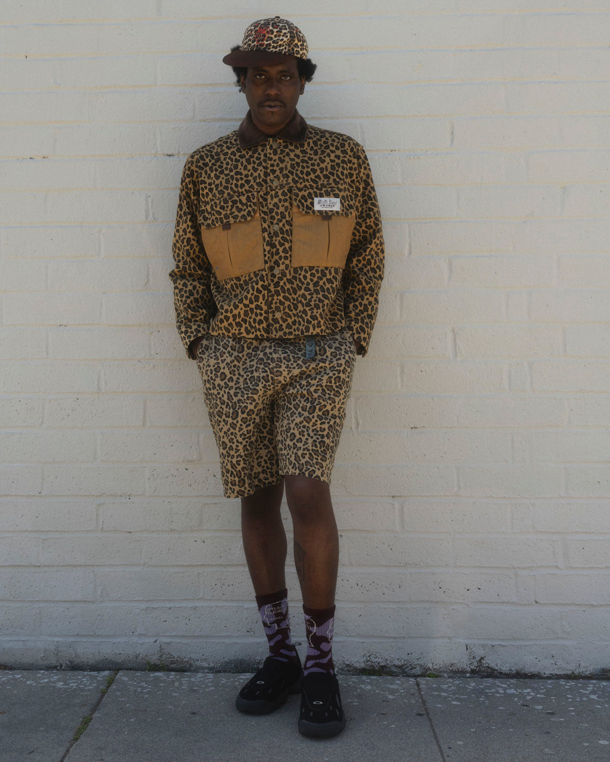 Twill Climber Short - Leopard – Brain Dead