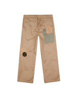 Twill Patchwork Climber Pant - Tan
 2