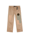 Twill Patchwork Climber Pant - Tan
