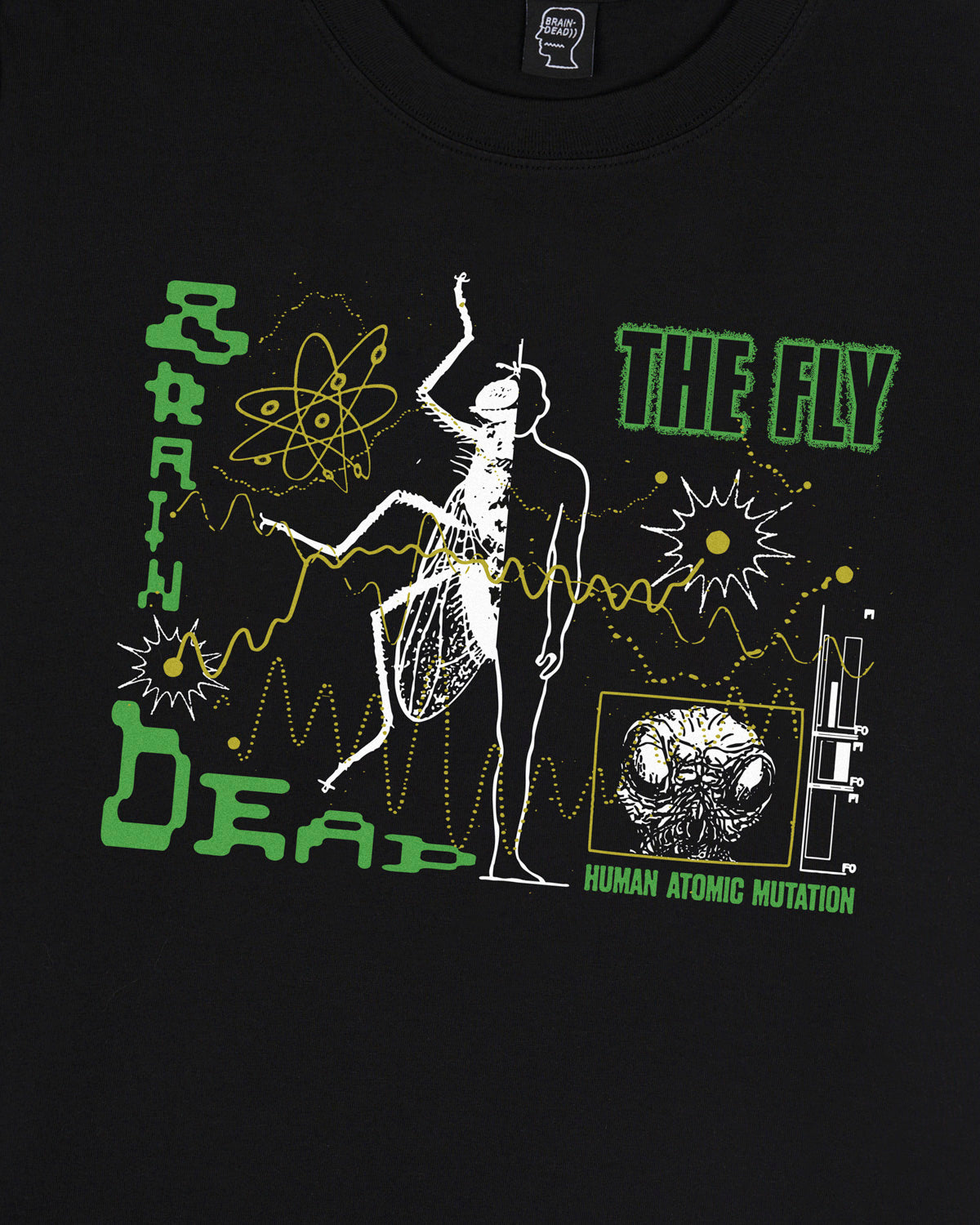 Brain Dead x The Fly T-shirt - Black