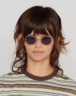 Titanium Tani Post Modern Primitive Eye Protection - Matte Silver 3