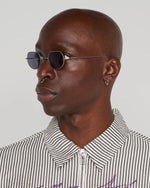 Titanium Tani Post Modern Primitive Eye Protection - Matte Silver 4