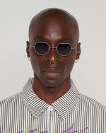 Titanium Tani Post Modern Primitive Eye Protection - Matte Silver 5