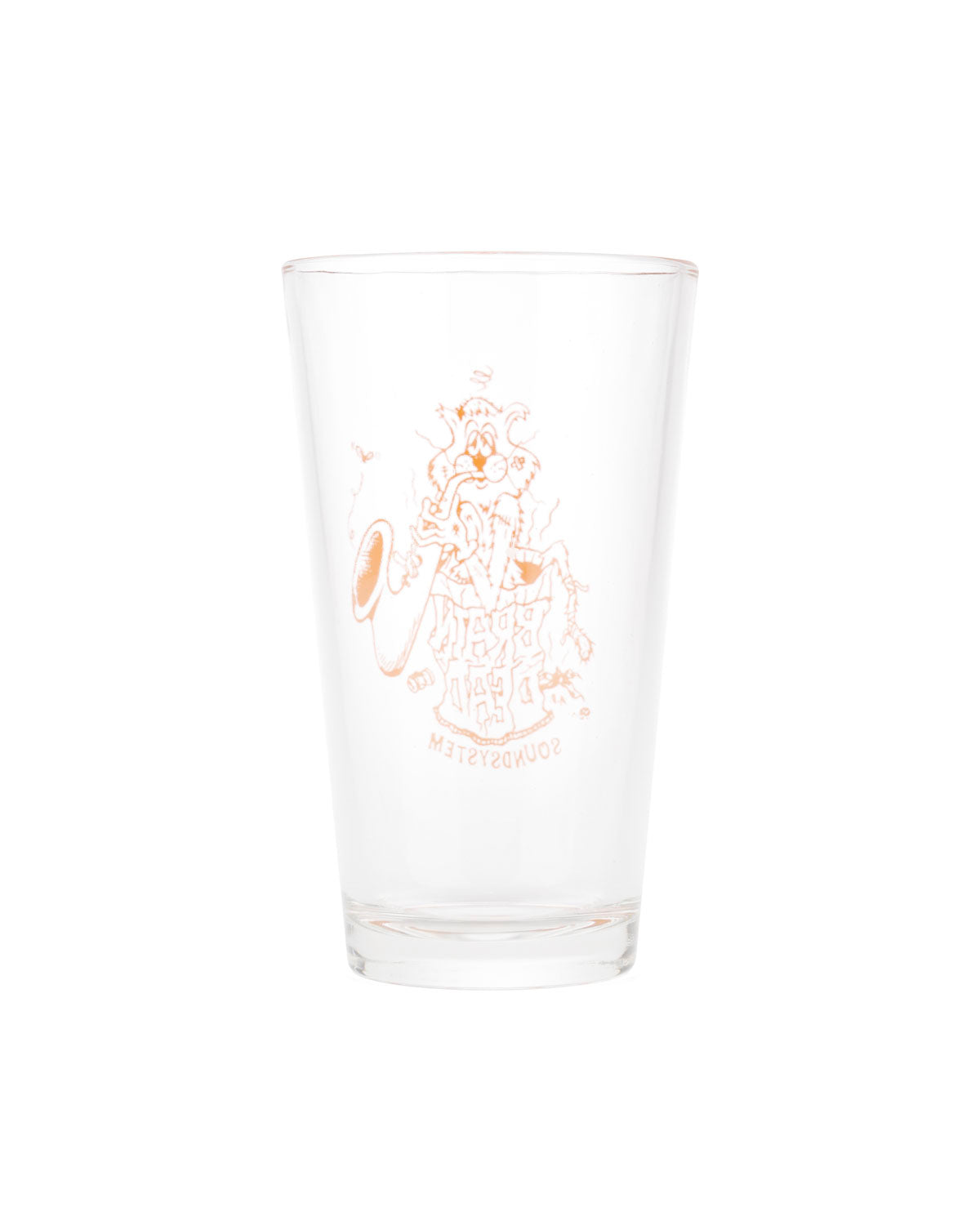 Trash Cat Pint Glass - Clear 3