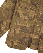 Twill Military Shirt Jacket - Leaf Camo 5